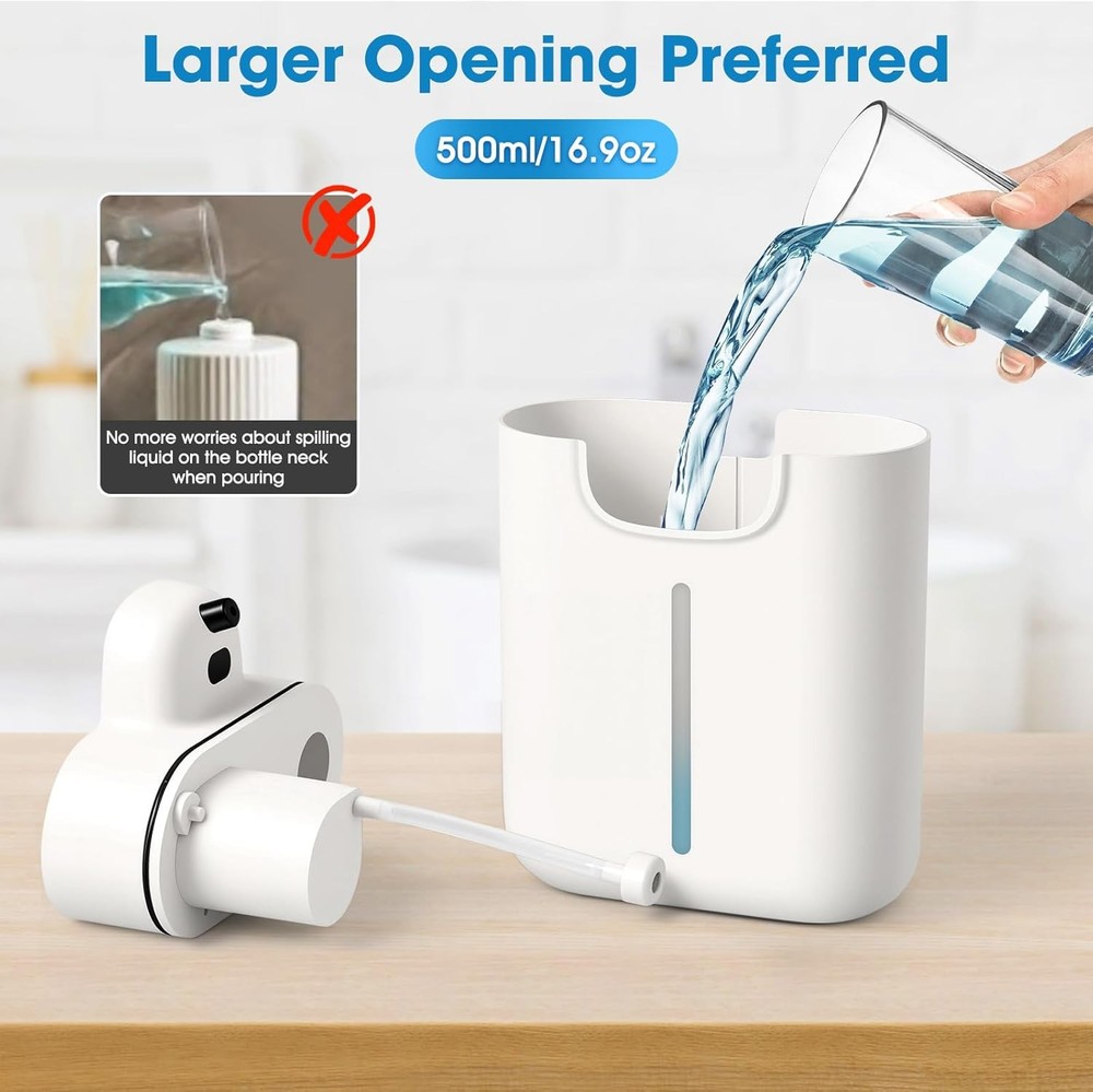 Automatic Soap Dispenser, Touchless Foaming Soap Dispenser, 500ml Rechargeable