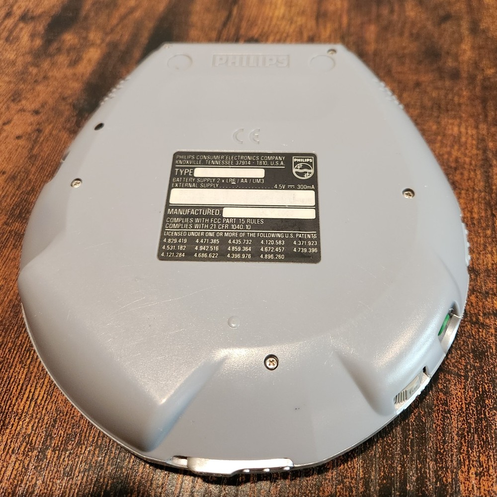 Philips Powersaving 40 ESP3 Personal CD Player 40 Second Skip Protection