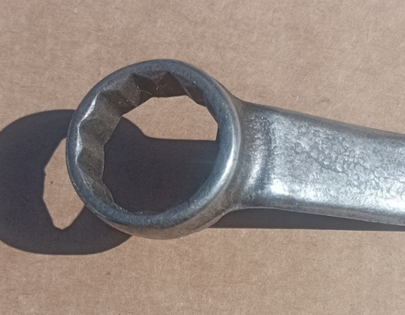 Vintage USA made Ring Spanner 5/8" x 11/16" READ DISCRIPTION