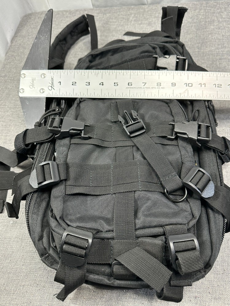 WFS TB-511-BLACK Medium Transport Backpack, Black