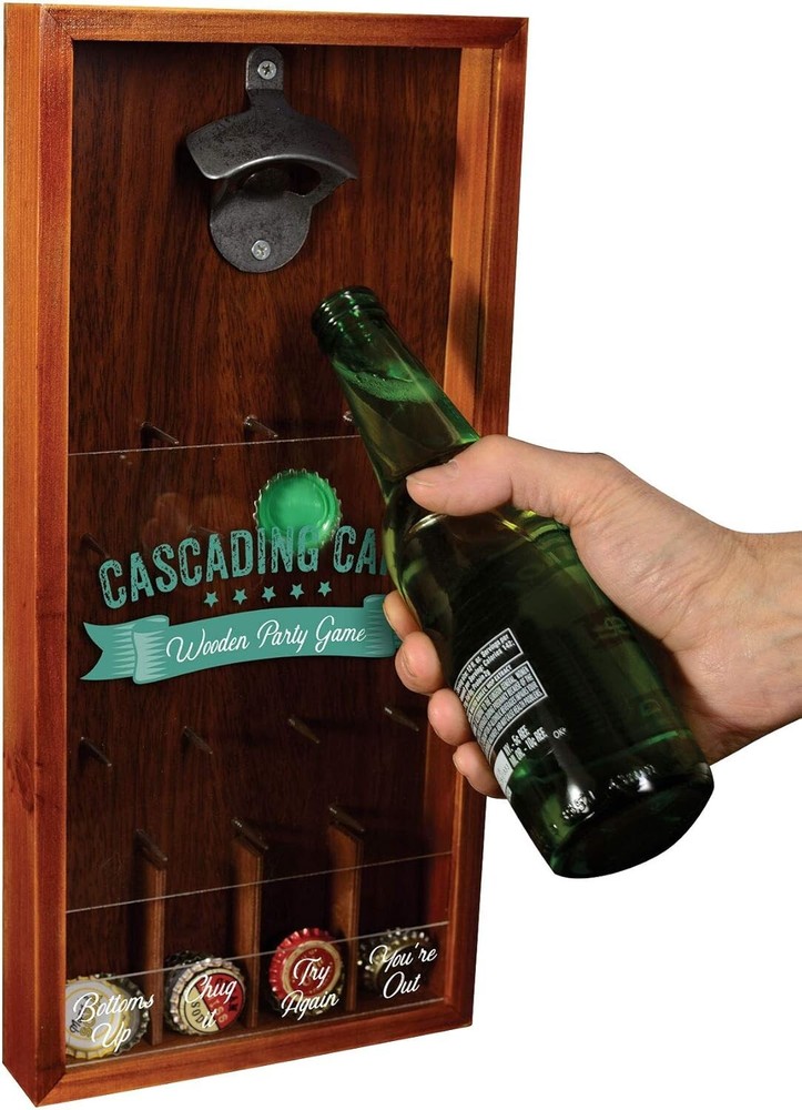 WOODEN PARTY GAME CASCADING CAPS