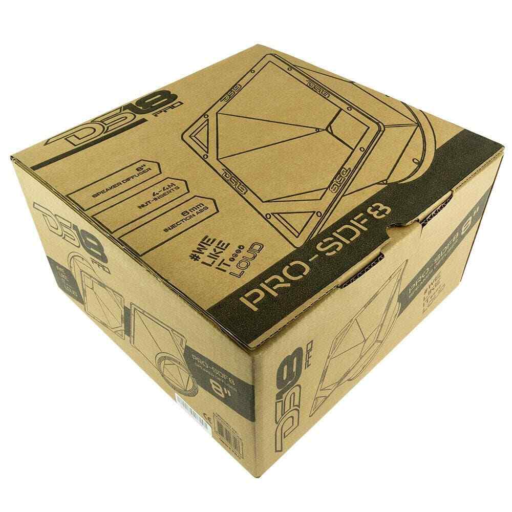 DS18 PROSDF8 8" Mid Diffuser Flare for Extremely Loud Sound (Requires Driver)