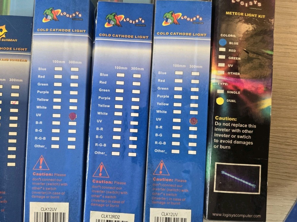 Lot 7 Sealed Logisys Cathode, Meteor Light, Sunbeam Cathode Kits J111
