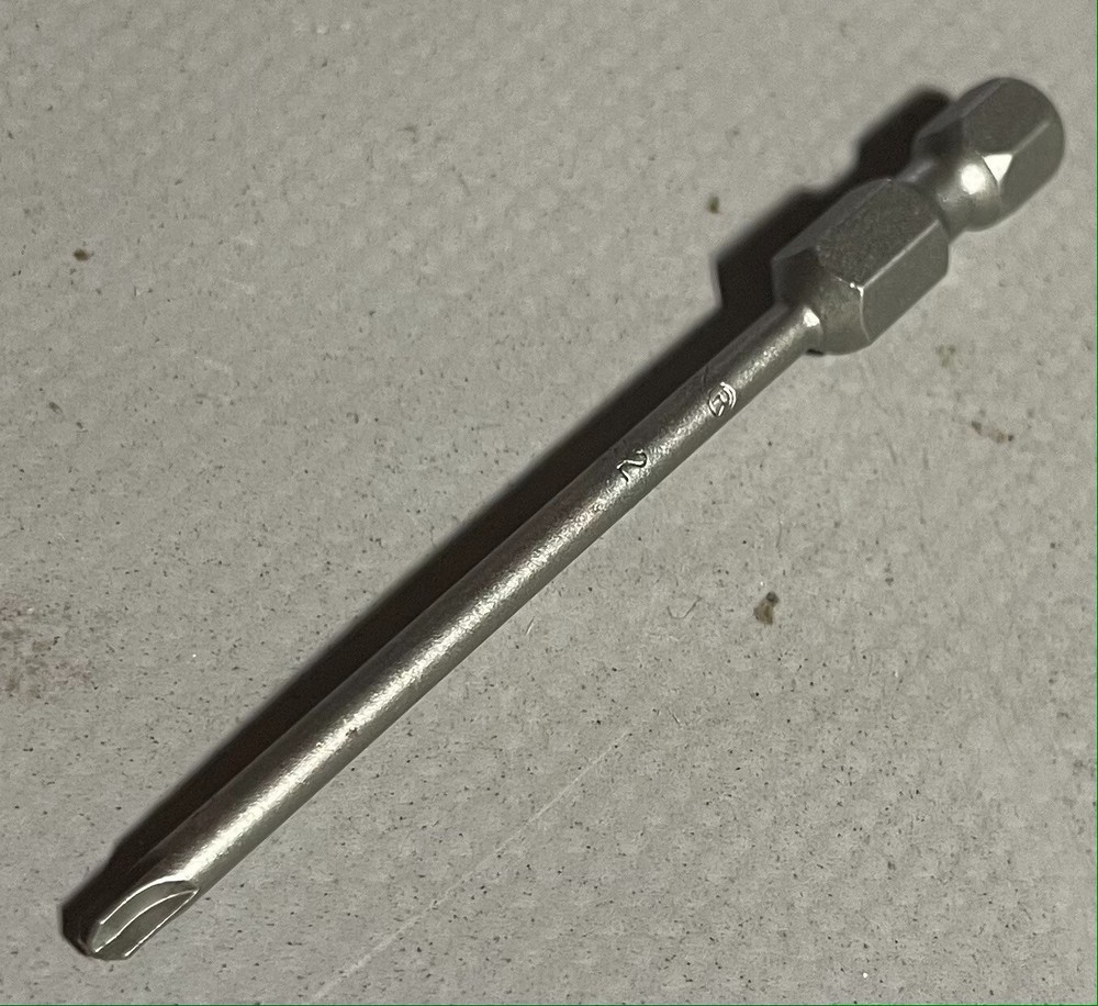 Apex 273B-2 1/4” Power Drive Torque-Set Bit Point Size 2