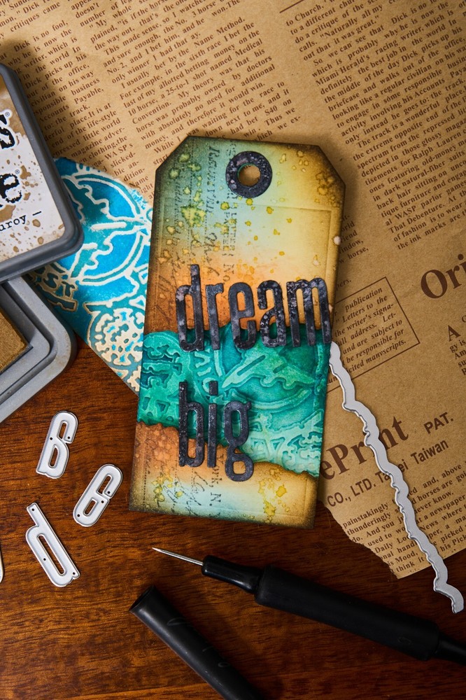 New Sizzix Thinlits 31pc Vault Edges #666873 Retail $20.99 by Tim Holtz