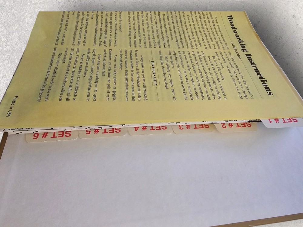 Woodworking & Scroll Saw Pattern Club Large Patterns and Craft Ideas Binder