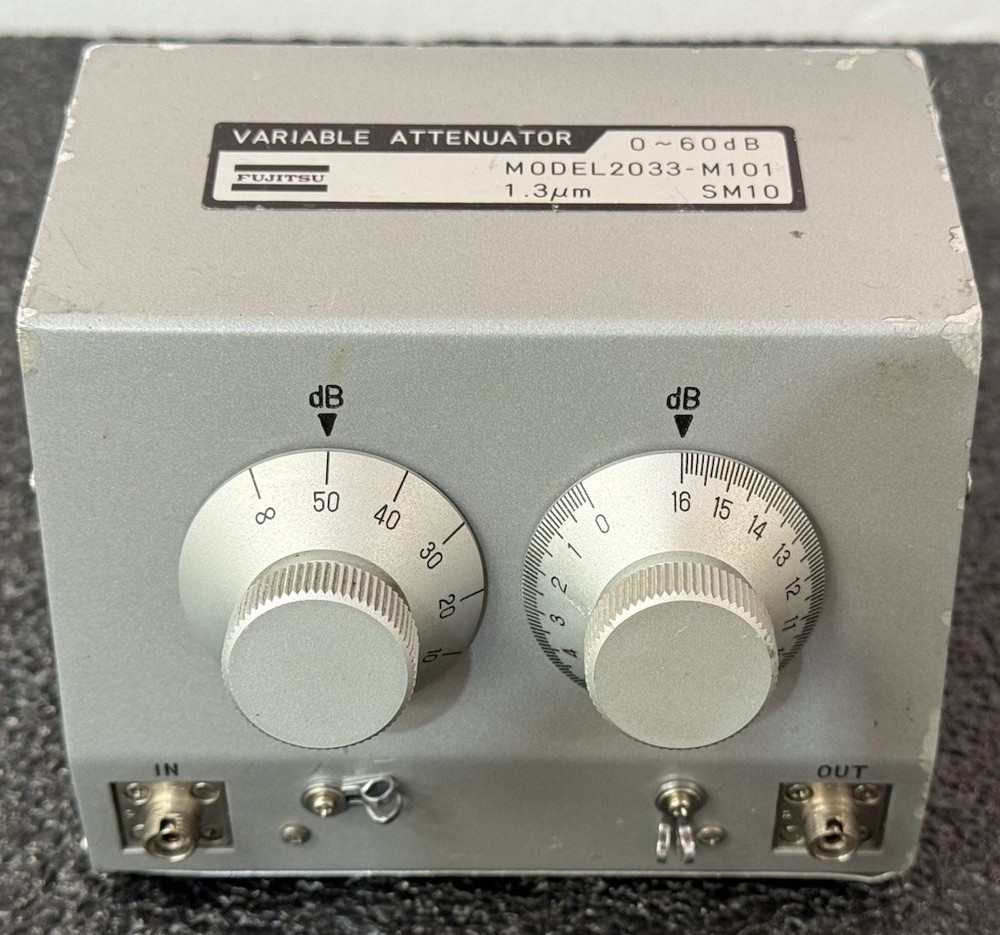 Fujitsu 2016-M101 Variable Optical Attenuator 0-60dB Unit #1