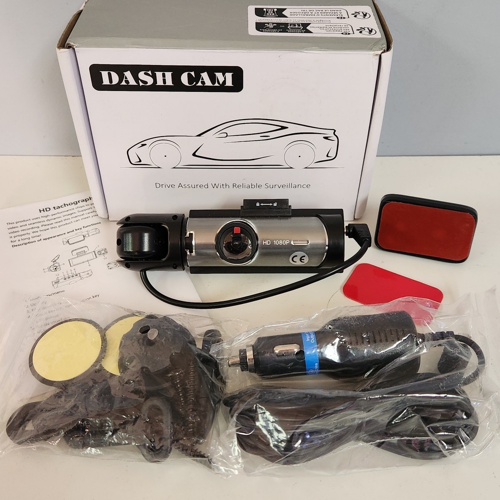 Dash Cam Front & Rear Model D50 Night Vision Motion Detection Wide Angle Safety