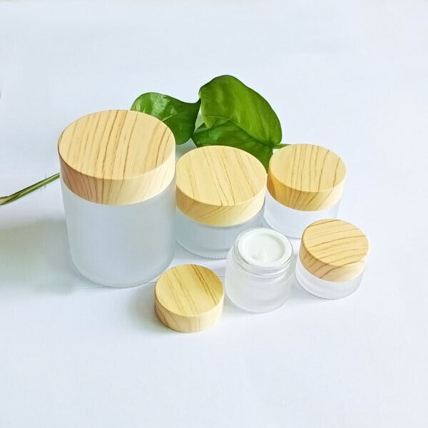 Makeup Bottle SampleContainer cosmetic glass empty Thick Jar container 2-12pcs
