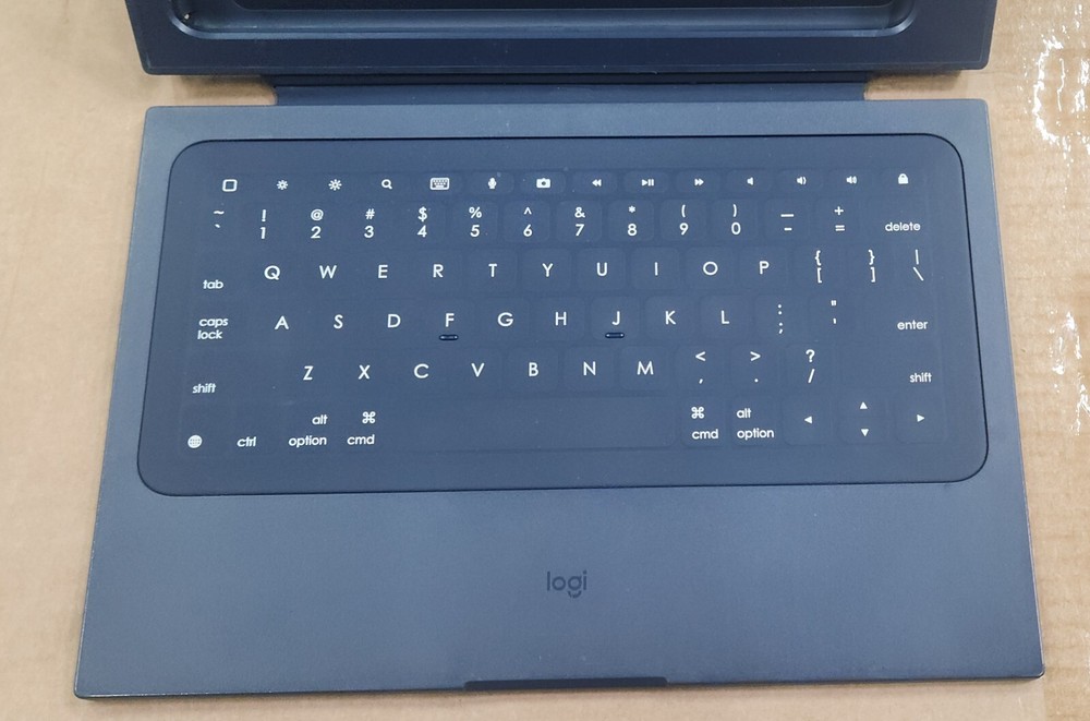 Logitech Rugged 2 Protection Combo Keyboard Folio Case for iPad 9.7 - Navy Blue