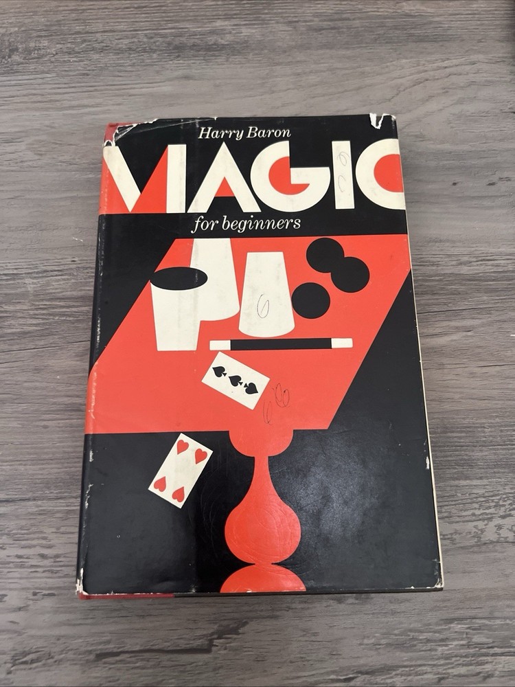 Harry Baron Magic For Beginners Card Tricks Book 1967