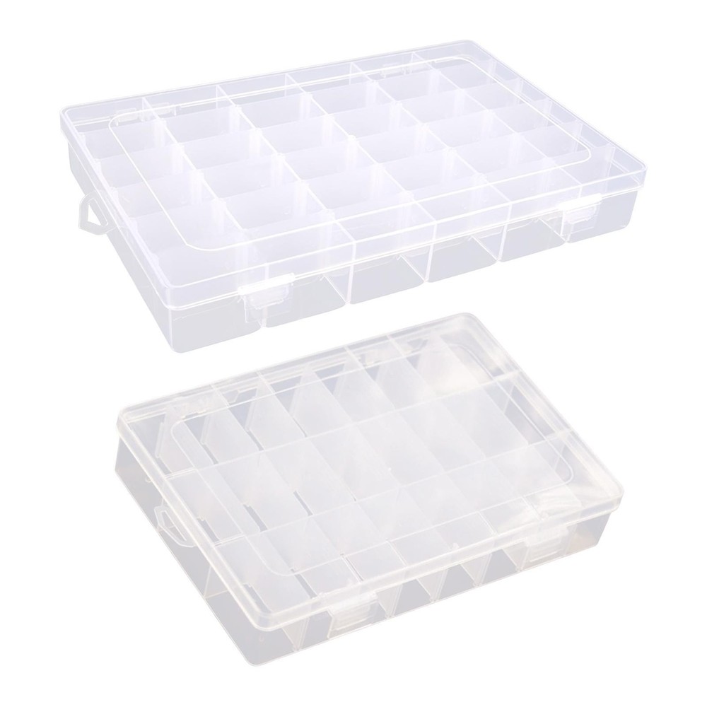 Thread Storage Box Jewelry Storage Box Container Storage Case Grids Organizer