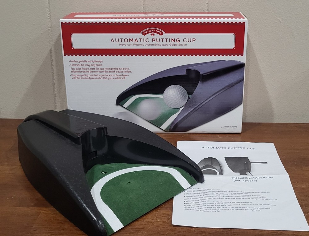 Automatic Putting Cup Battery-Powered Indoor Golf Training Aid TESTED