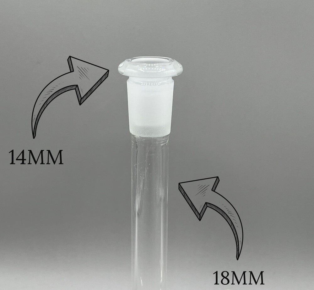 Glass Downstem For Hookah Bong Water Pipe Replacement Diffuser Down Stem 3” INCH