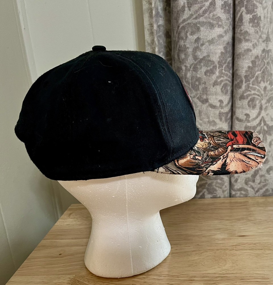 Marvel Deadpool Comic Strip Hat Cap Flatbill Snapback