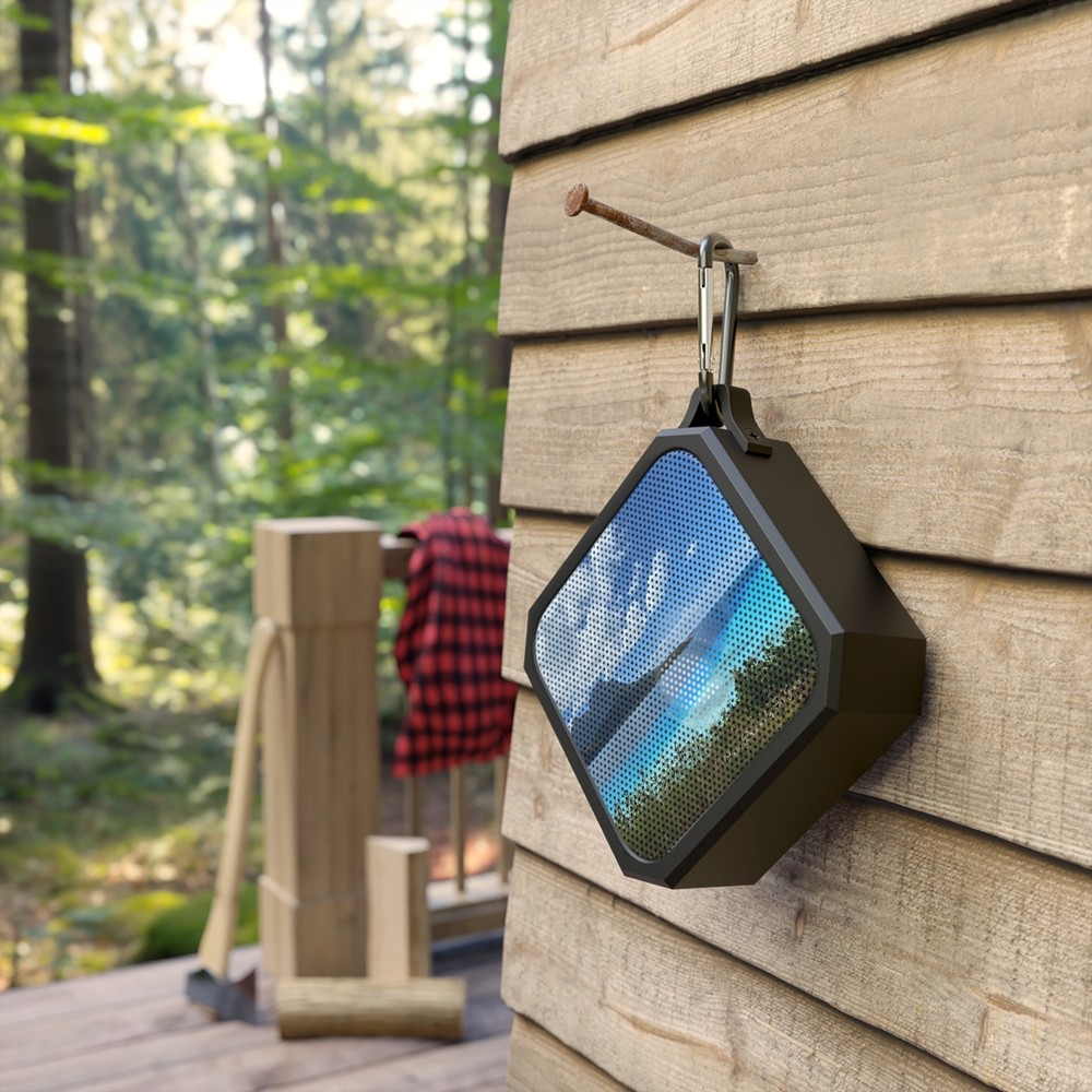 Blackwater Outdoor Bluetooth Speaker- Turquoise Waters with Mountain