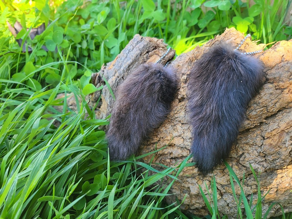 Lucky Rabbit Foot Keychain