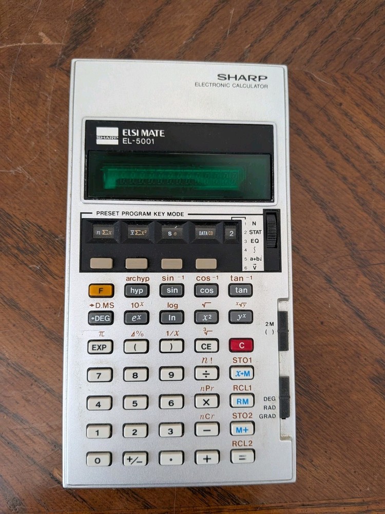 Sharp ELSIMATE EL-5001B Calculator