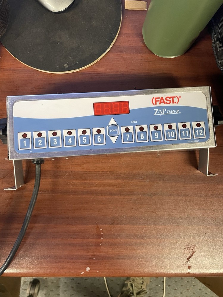 Fast Zap Timer Programmable Kitchen Timer With 12 Settings And Mounting Brackets