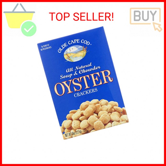 Olde Cape Cod Oyster Crackers, Soup & Chowder, Multi-Pack, 8 oz, (pack of 2)