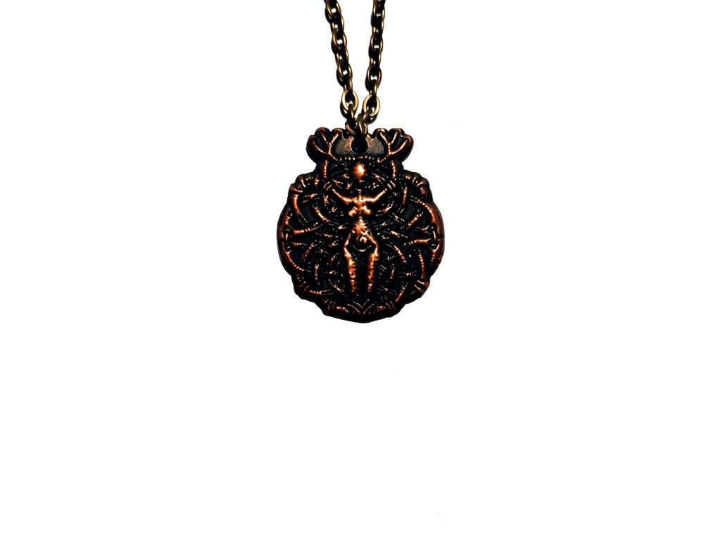 Haunted Witch Necklace, The Sacrificial Ghost Witch!