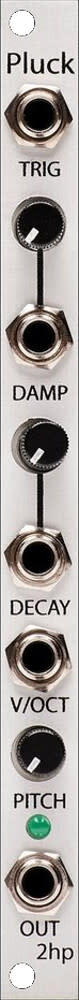 2hp Pluck Karplus Strong Synth Eurorack Synth Module