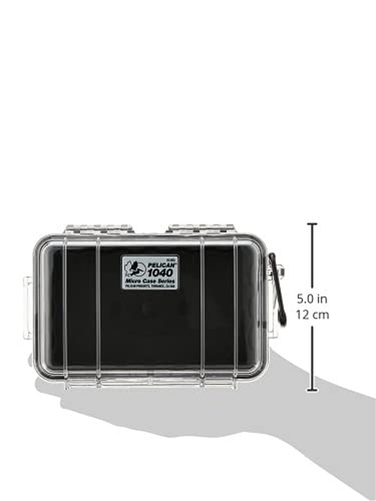 Pelican 1040 Micro Case, For iPhone 4, Water Resistant (Black/Clear), Model:1...