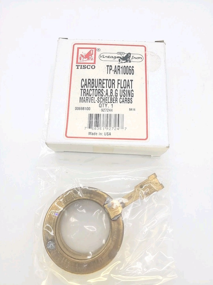 Carburetor Float Fits John Deere A D G B AR10066 Tisco Marvel Schelber