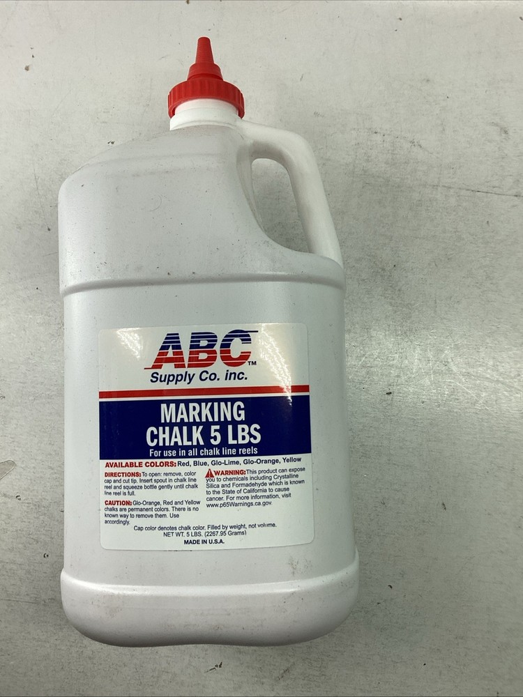 ABC Supply Marking Chalk 5lb Red