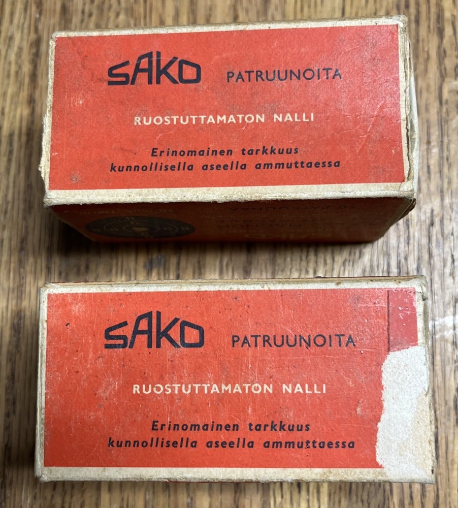 Sako 222 Magnum Empty Ammo Boxes