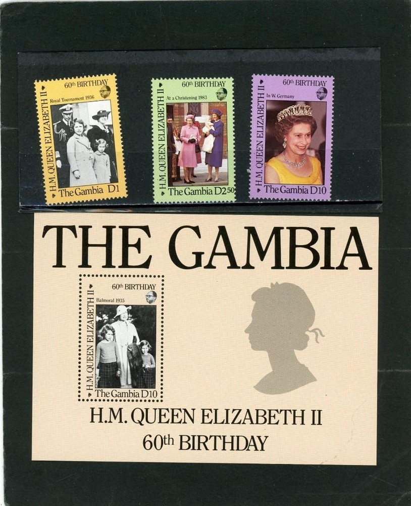 Gambia 1982 Scott# 611-14 Mint LH