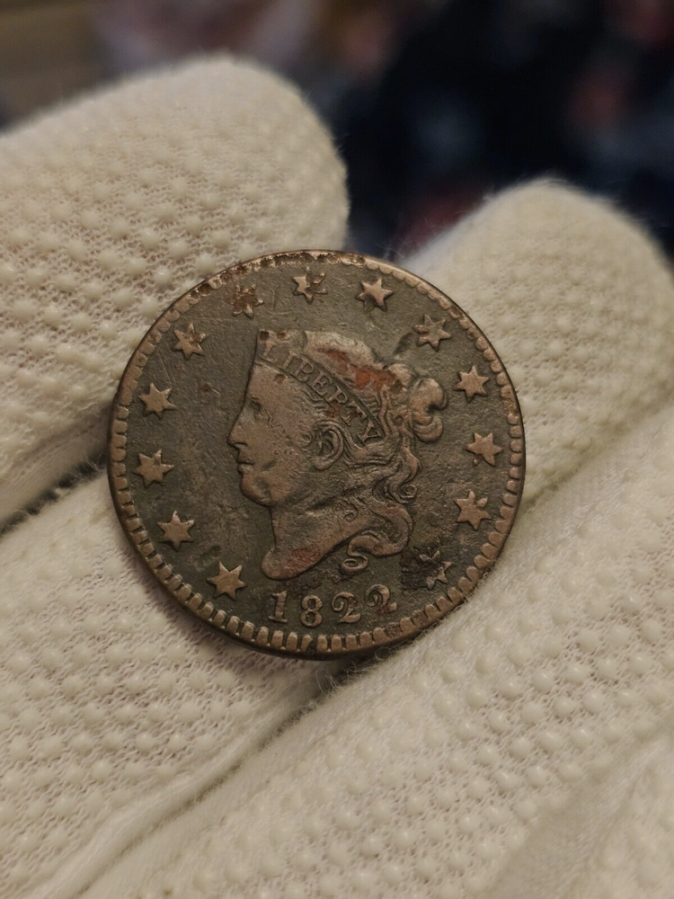 1822 Large Cent N.5 R.3 Better Variety
