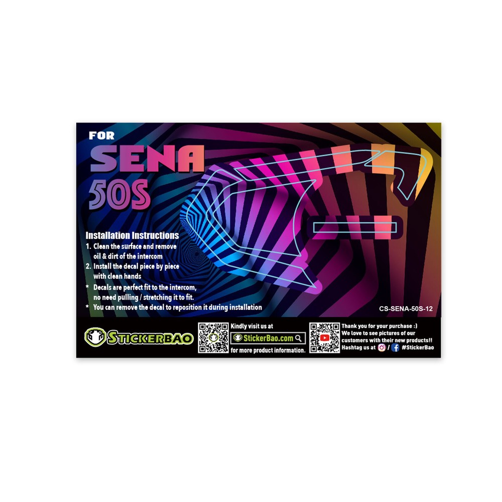 Gradual Device Surface Sticker For SENA 50S Intercom x1