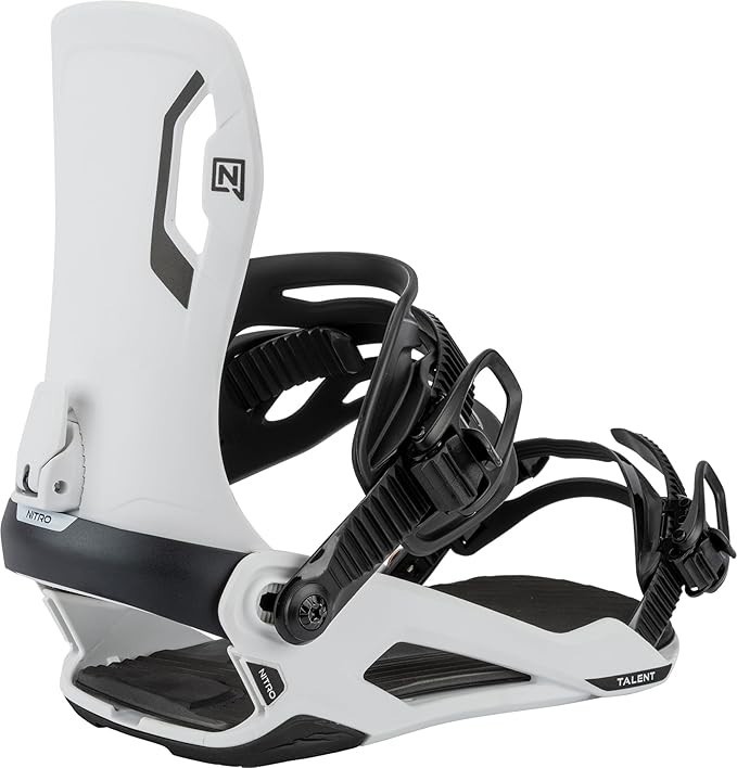 Snowboard Bindings Talent by Nitro 2026 White Medium