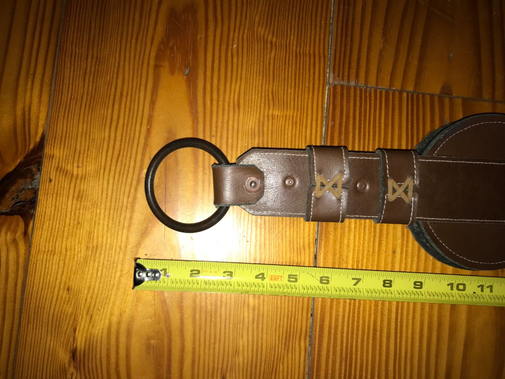 Brown Leather Strap With a Star and 4 Bells