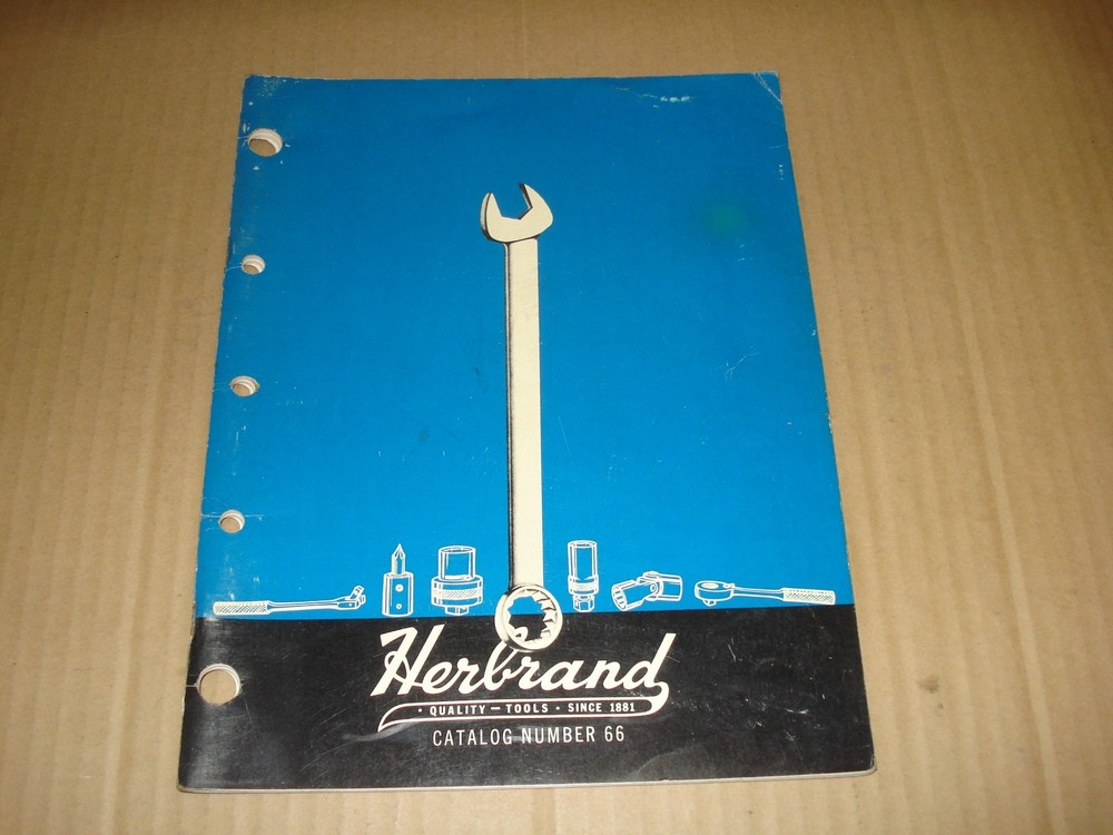 1969 Herbrand Tools Catalog Number 66