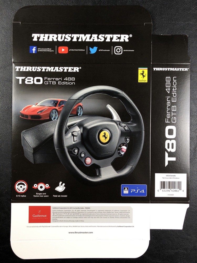 Thrustmaster PlayStation Xbox Wheel & Sticks - Store Use Display Boxes Only