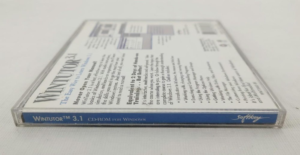 Wintutor 3.1 CD-ROM for Windows PC