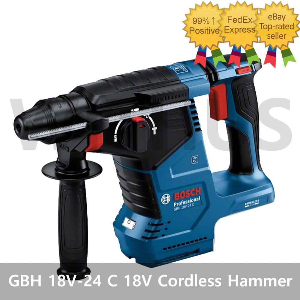Bosch GBH 18V-24 C 18V Cordless Rotary Hammer SDS plus Bare Tool - Tracking