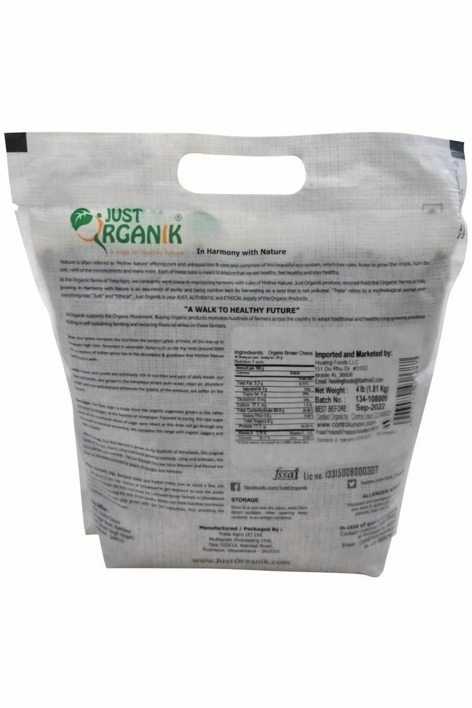 Organic Kala/Brown Chana