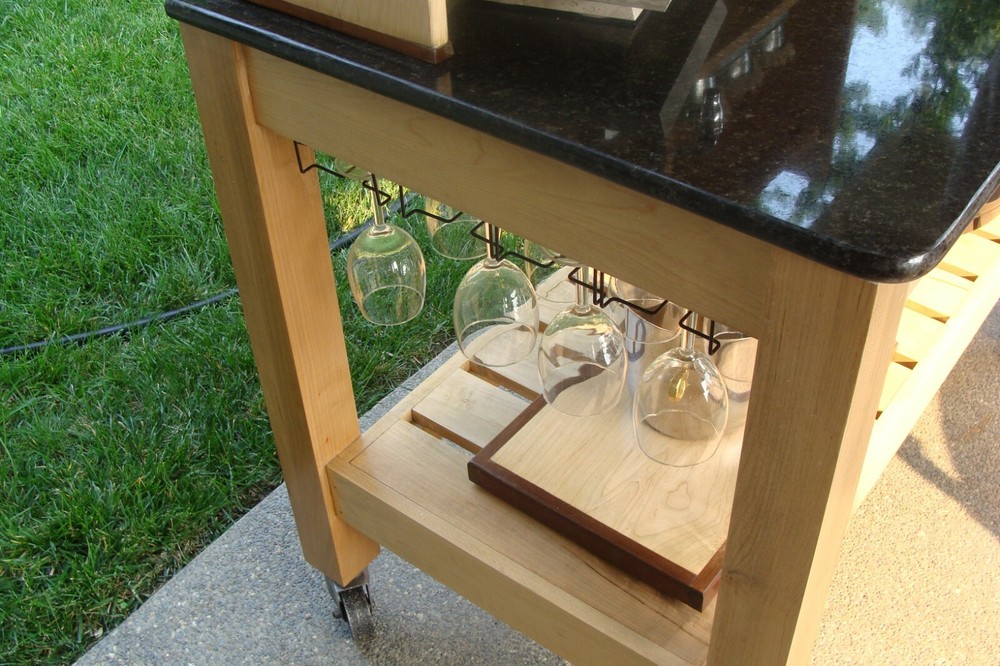 Serving Cart (Maple/Granite)