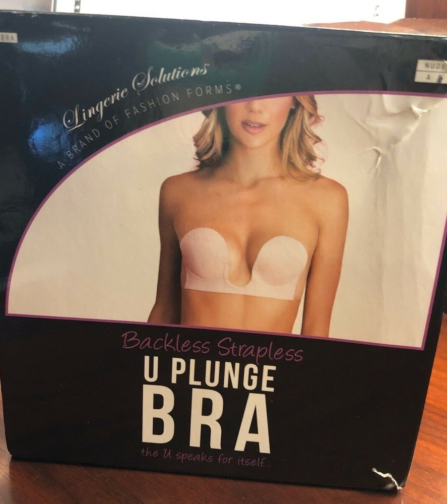 LINGERIE SOLUTIONS WOMENS BACKLESS STRAPLESS U PLUNGE BRA