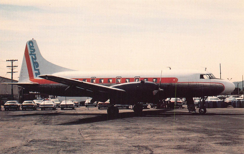 Airline Postcards        ASPEN Airlines CV-580