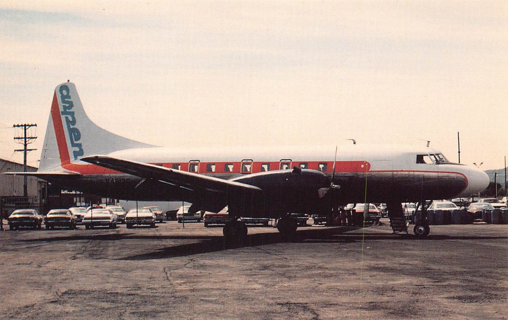Airline Postcards ASPEN Airlines CV-580