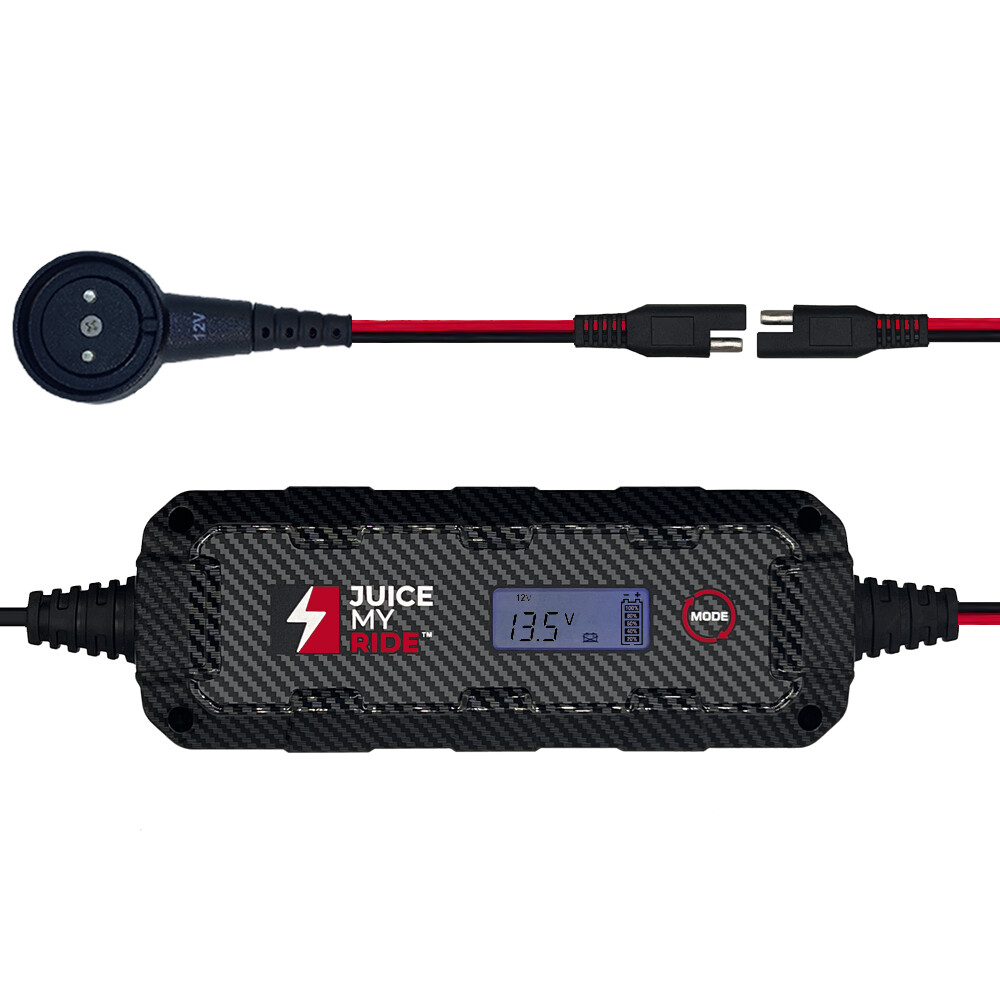 Bentley Battery Charger with Magnetic Adapter + Lithium Mode + Voltage Indicator