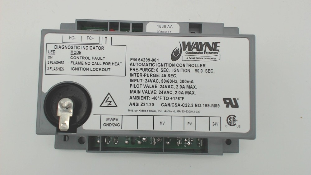 64299-001 Wayne Combustion Ignition Control OEM 64299-001