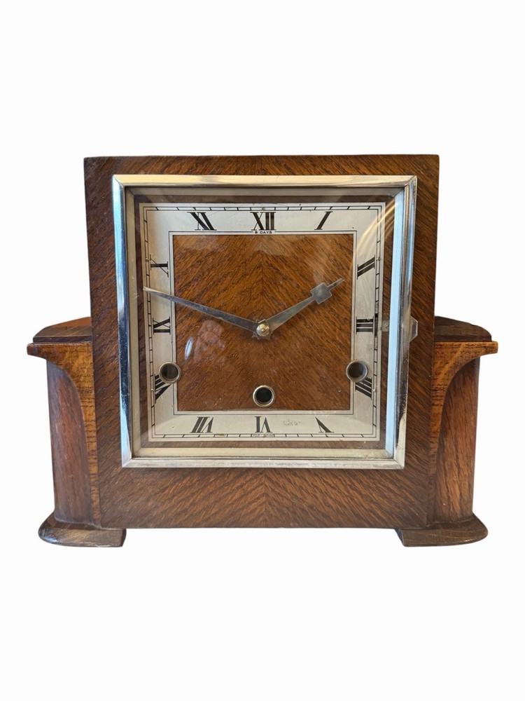 Fine Art Deco Westminster Mantle Clock - Working