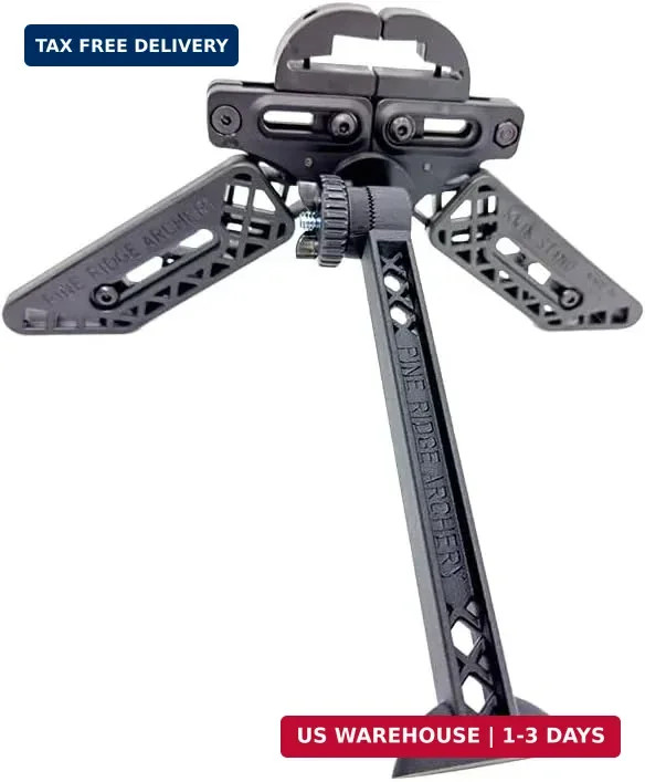 Pine Ridge - Kwik Stand Tri-Pod Bow Support - Stable Bow Stand for Compound and