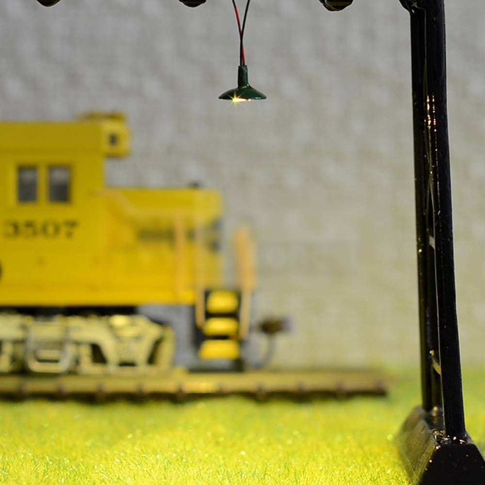 10PC Replacement Painted Lights Ceiling Lamps Disc Diameter 6mm HO Scale Layouts