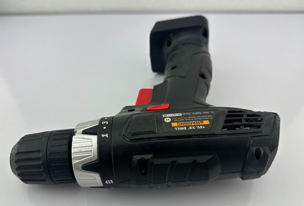 Drill Master Cordless 18V 3/8" Drill 62872 Bare Tool Only Tested & Works!